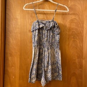 Thin Strapped Faded Romper